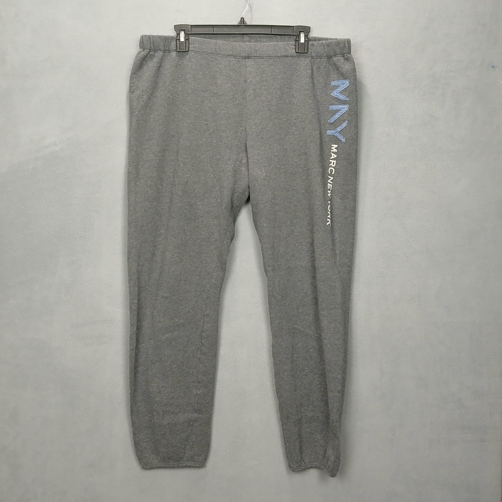 Marc New York Performance Sweatpants Womens XL Heather Gray Cotton Fleece Lined